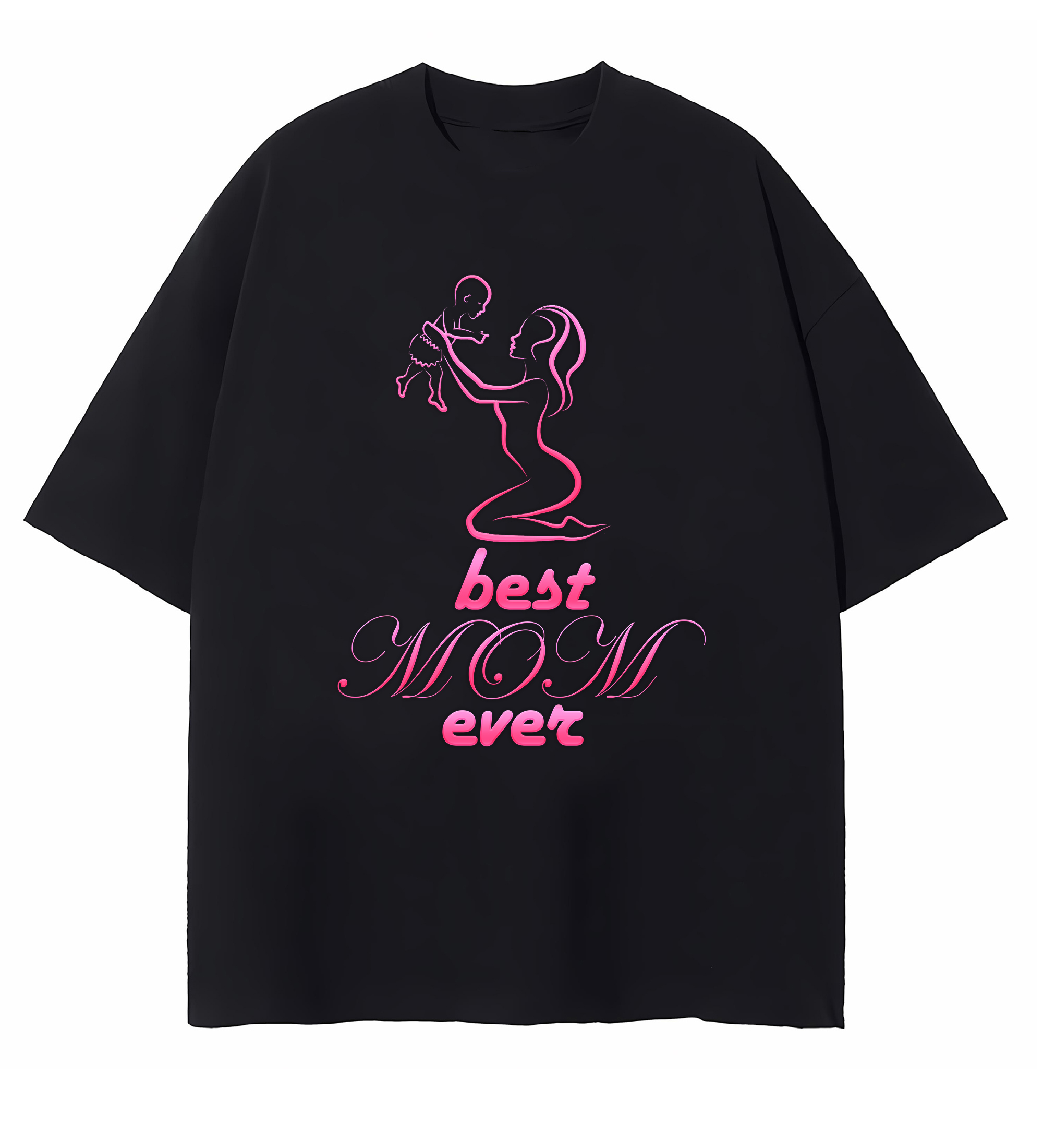 Best Mom Ever T-Shirt, Mother and Baby Graphic Shirt, Mother’s Day Gift