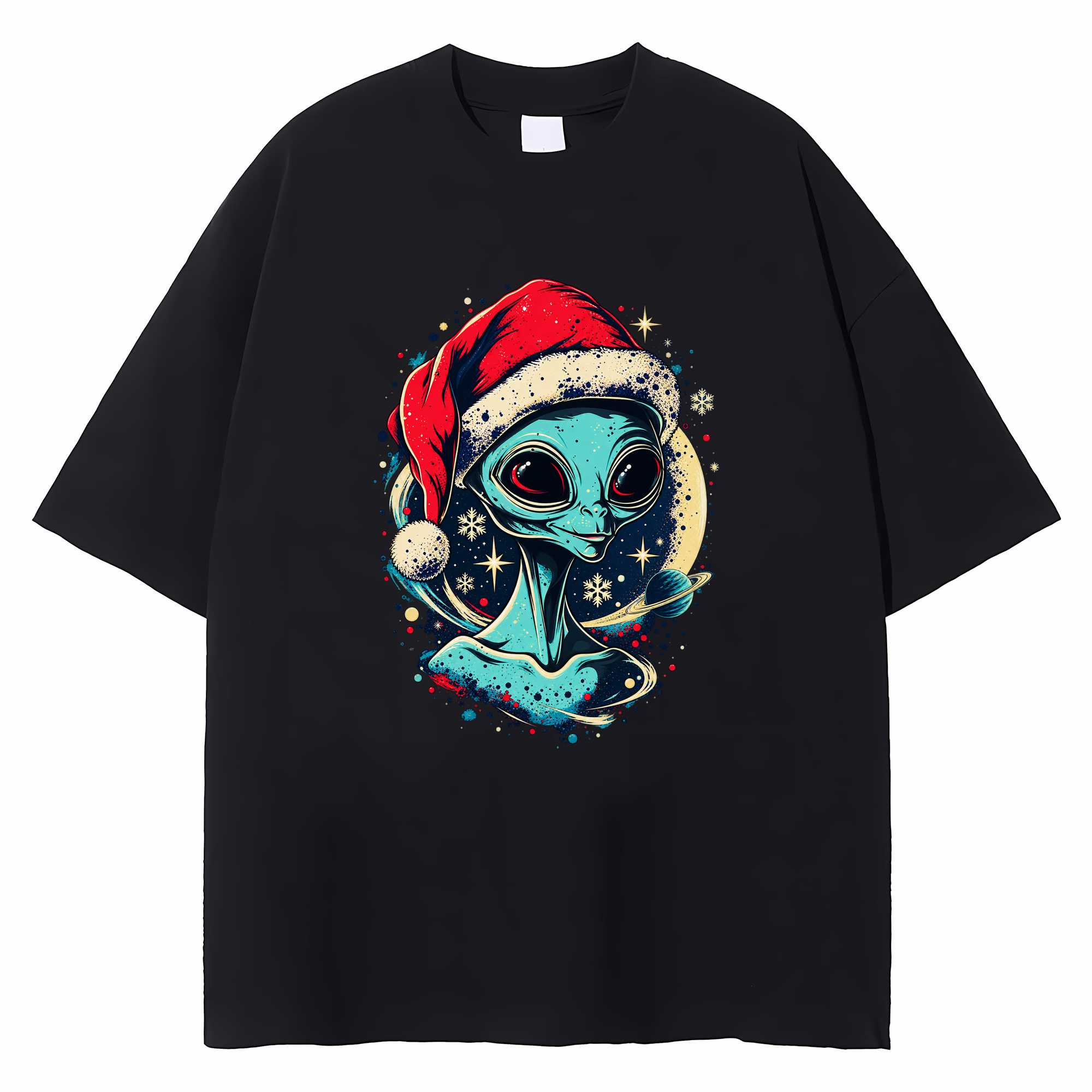 Christmas Alien T-shirt Funny Space Ufo Holiday Graphic Tee Alien Lover Gift Christmas Alien T-shirt Funny Space Ufo Holiday Graphic Tee Alien Lover Gift